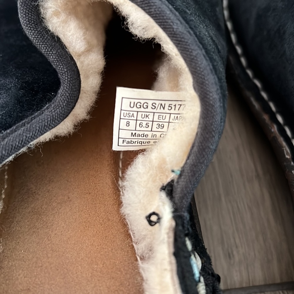 Ugg Shearling Lined Black Clogs - image 5